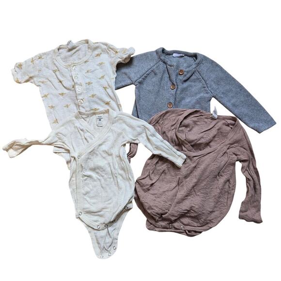 Jamie Kay Kate Quinn 6-12 12-18 Month Bundle Sweater Bodysuit Organic Cotton